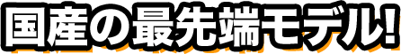 国産の最先端モデル